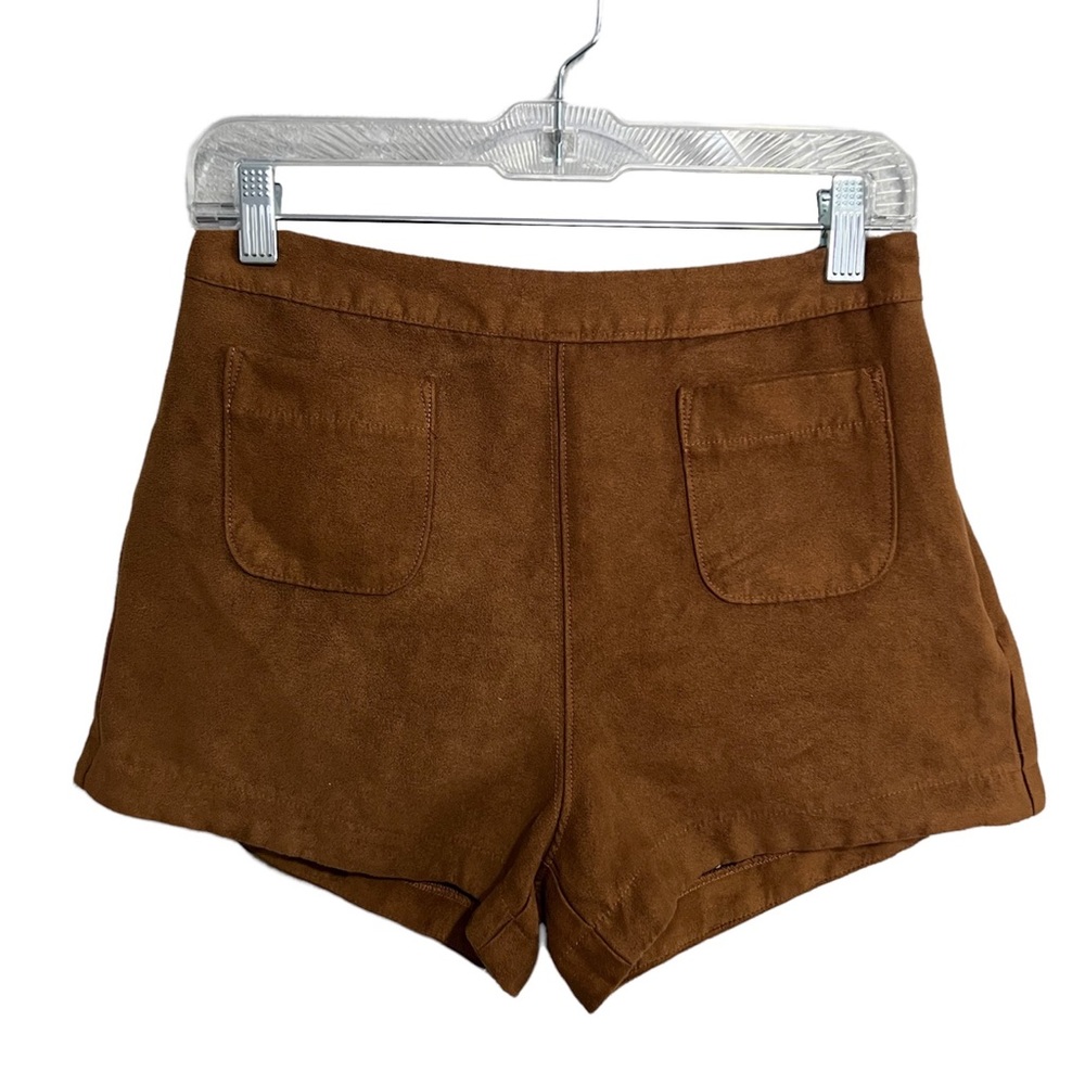 High Waist Faux Suede Shorts by Hollister